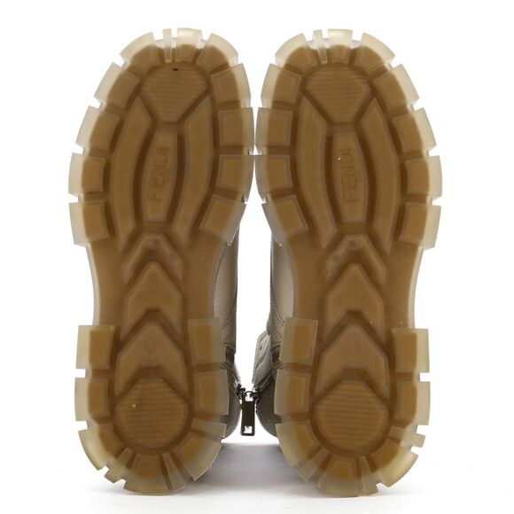 Fendi Men's Fendi Force Combat Boots Leather Neutral - Picture 4 of 6